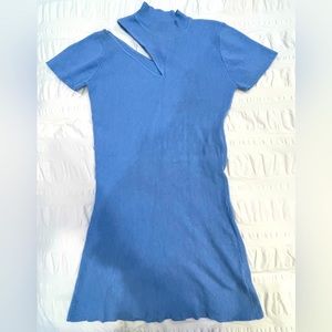 Le Lis bodycon knit cutout mini dress. Size L.